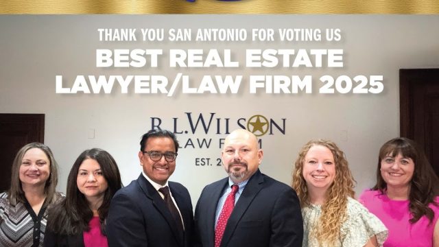 R L WILSON LAW FIRM SAN ANTONIO REAL ESTATE LAWYERS
