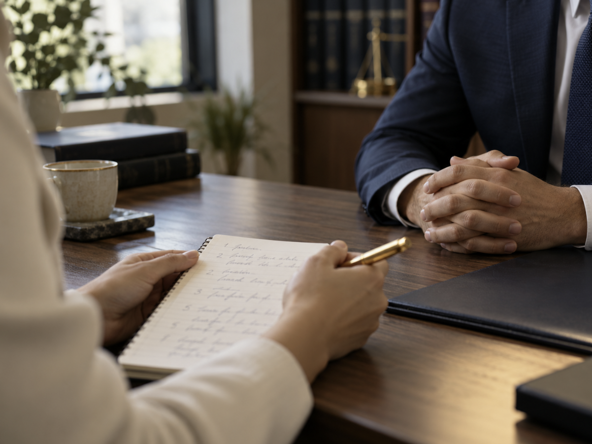 Questions to Ask a Lawyer in a Free Consultation (and What to Bring)